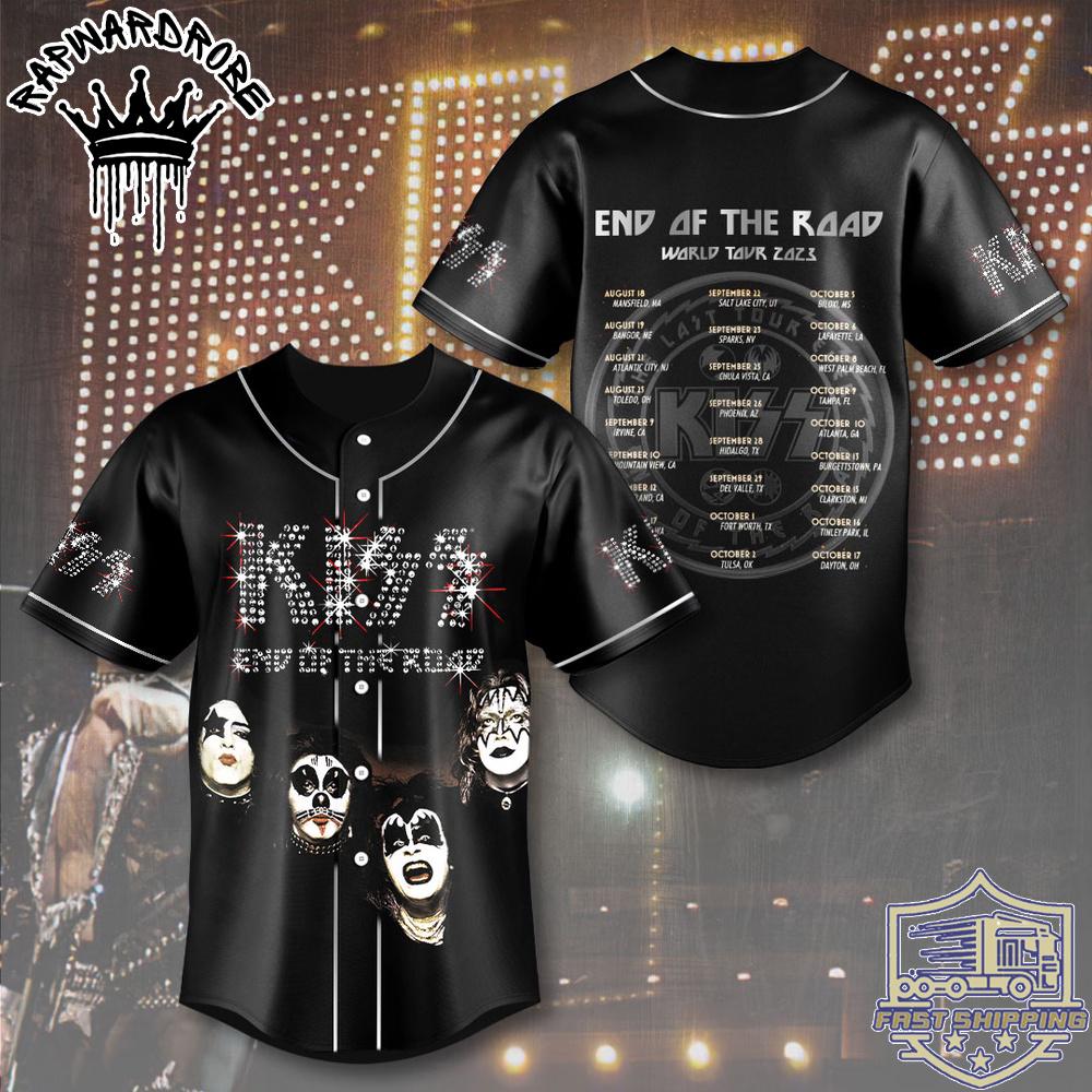 Kiss Band Rock And Roll Baseball Jersey