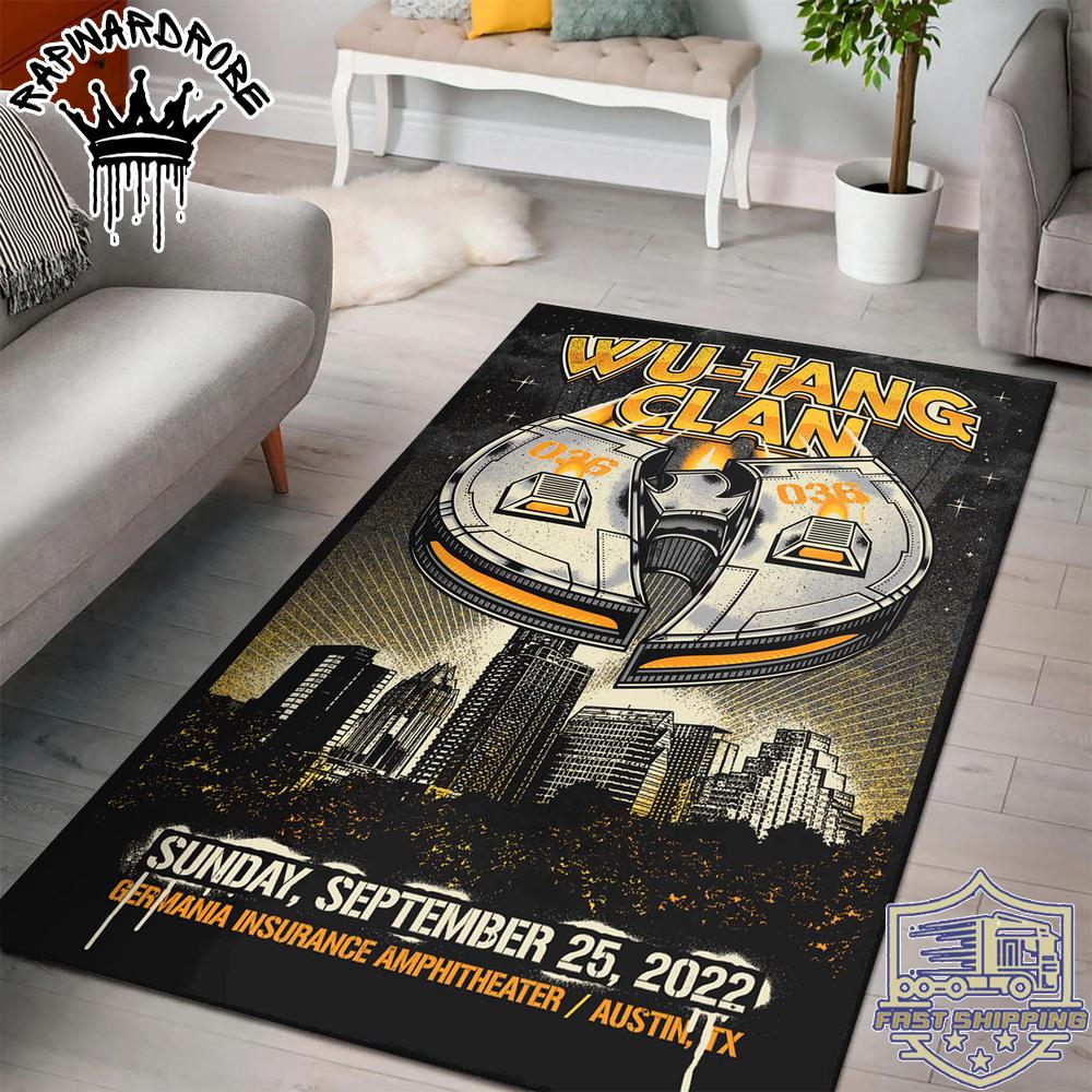 Wu-Tang Clan Anniversary Austin Tour Rug