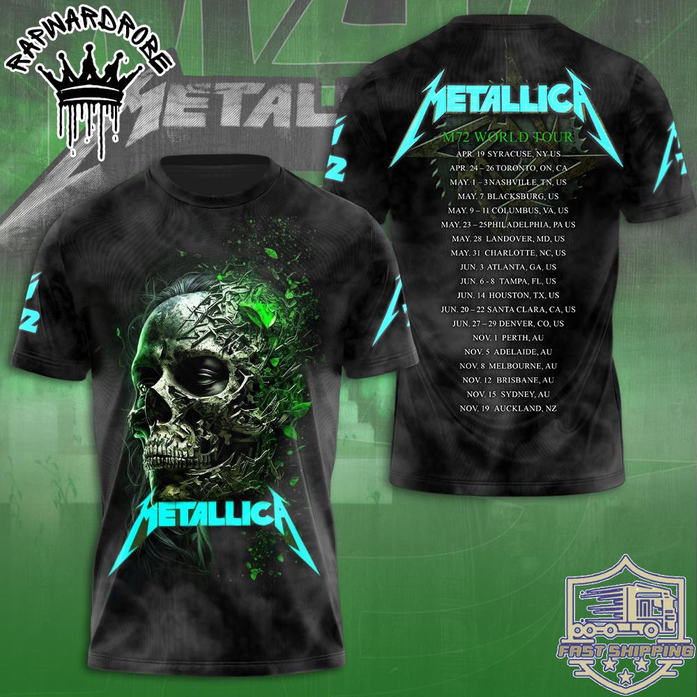 Metallica Band Concert 2025 3D T Shirt