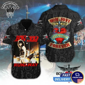 Bon Jovi Hawaiian Shirt