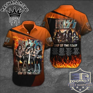 Kiss Band Hawaiian Shirt