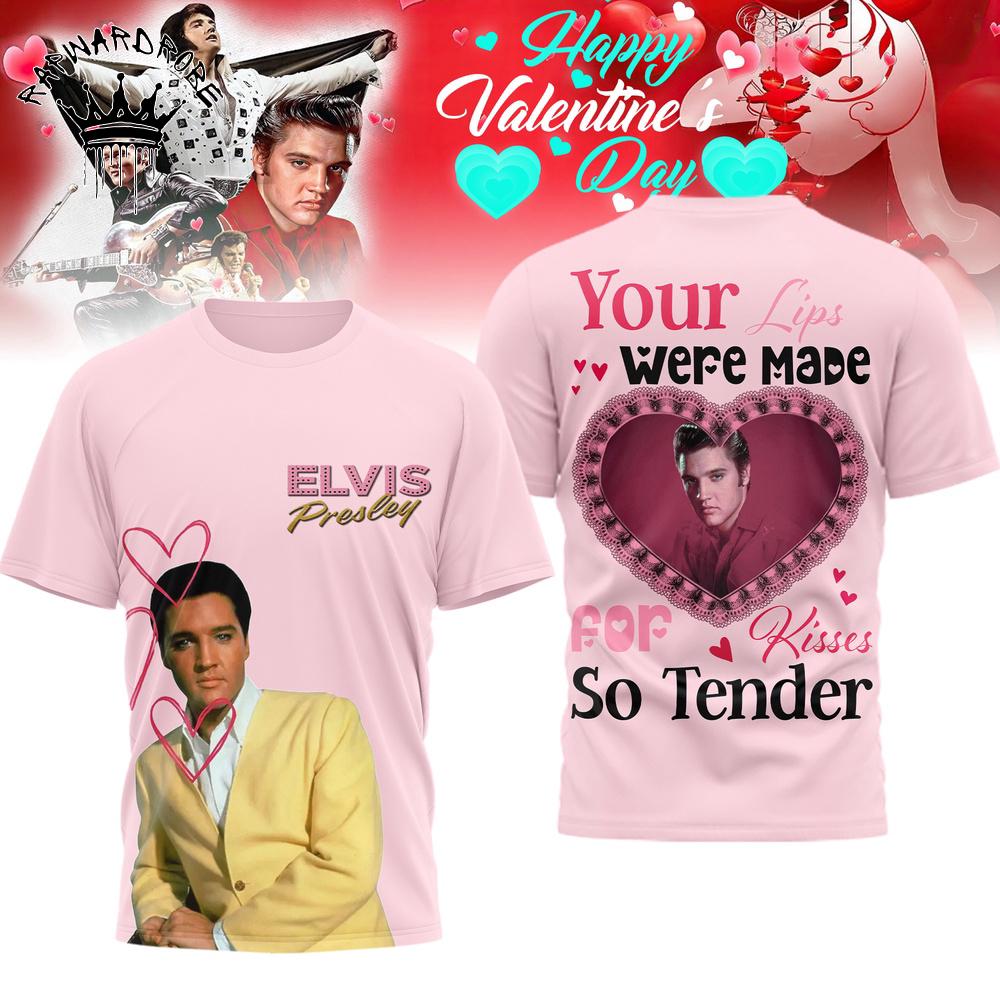 Elvis Presley Valentine’s Day Classic Love Graphic T-Shirt