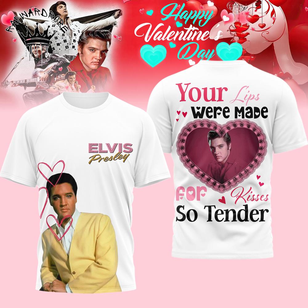 Elvis Presley Valentine’s Day Love Tribute Graphic T-Shirt