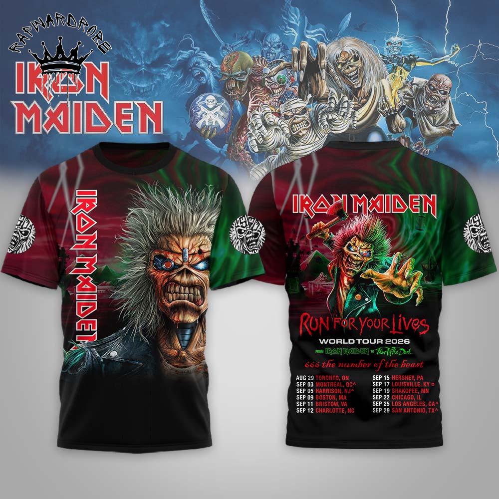Iron Maiden Heavy Metal Eddie Graphic T-Shirt – Rock Band Merch
