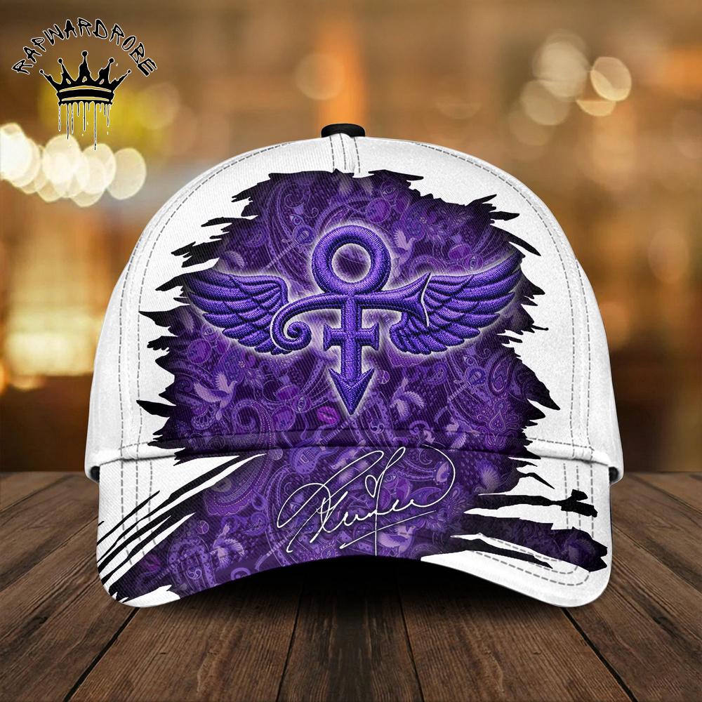 Prince Purple Rain Symbol Tribute AOP Baseball Cap