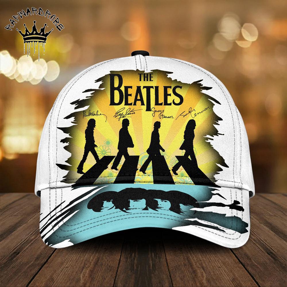 The Beatles Abbey Road Silhouette Classic Rock AOP Baseball Cap