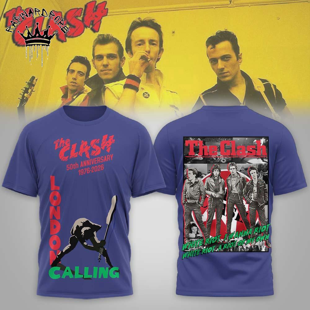The Clash London Calling Punk Rock Album Graphic T Shirt