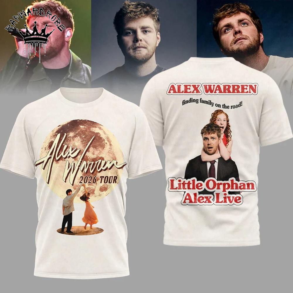Alex Warren Little Orphan Alex Live Tour Graphic T-Shirt