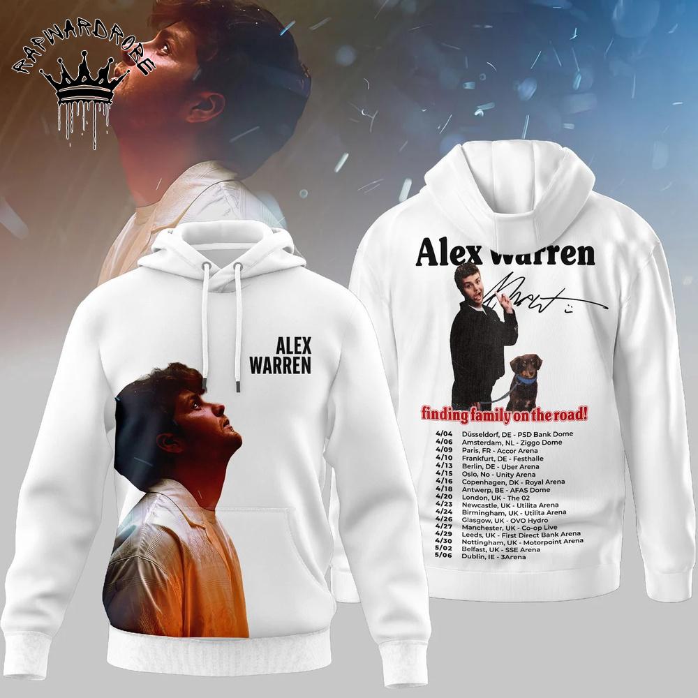 Alex Warren Signature Tour Graphic Fan Hoodie