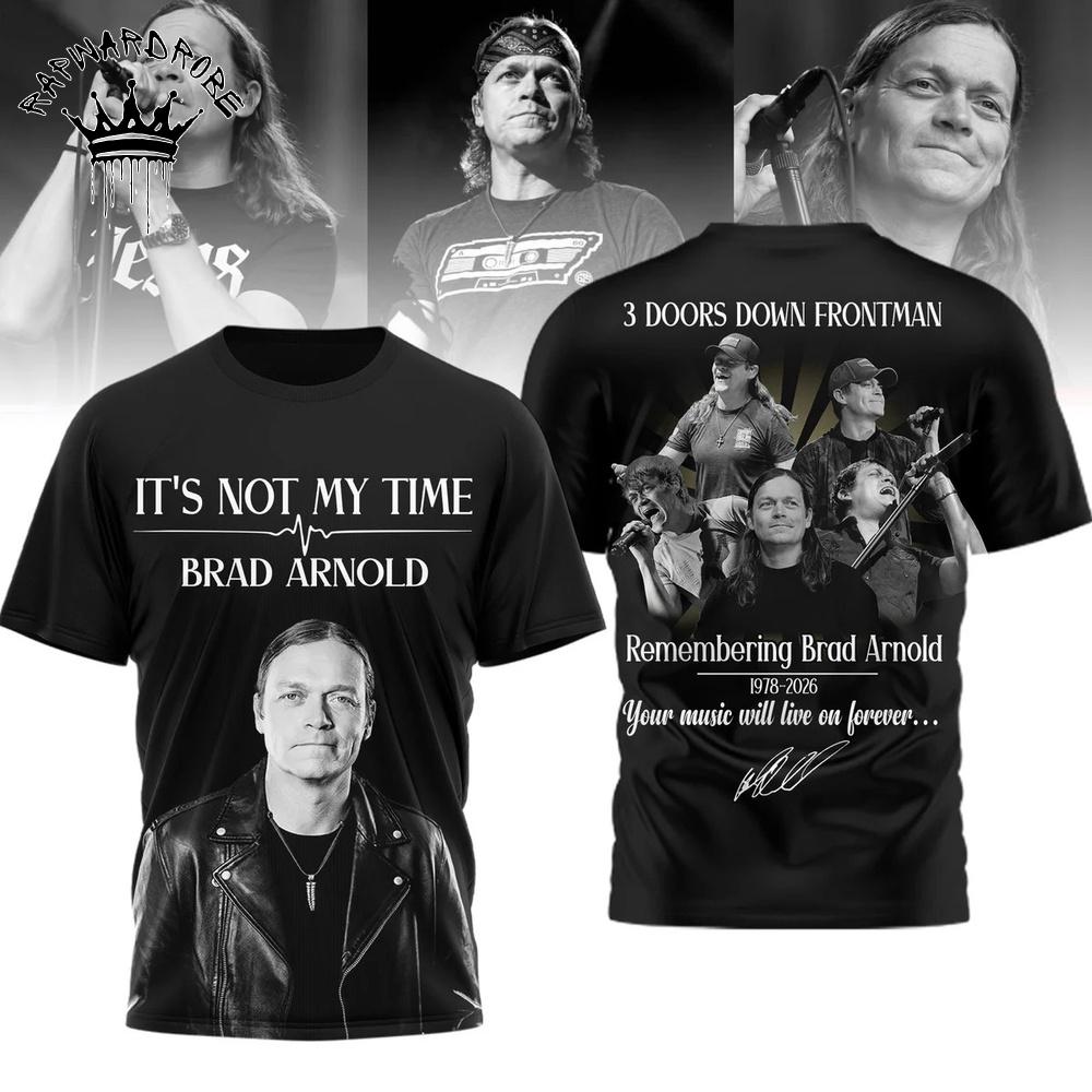 Brad Arnold 3 Doors Down Tribute Vintage Graphic T-Shirt