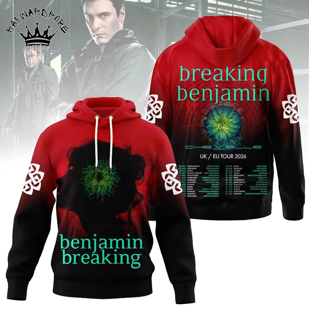 Breaking Benjamin Aurora Album Graphic Rock Band Hoodie