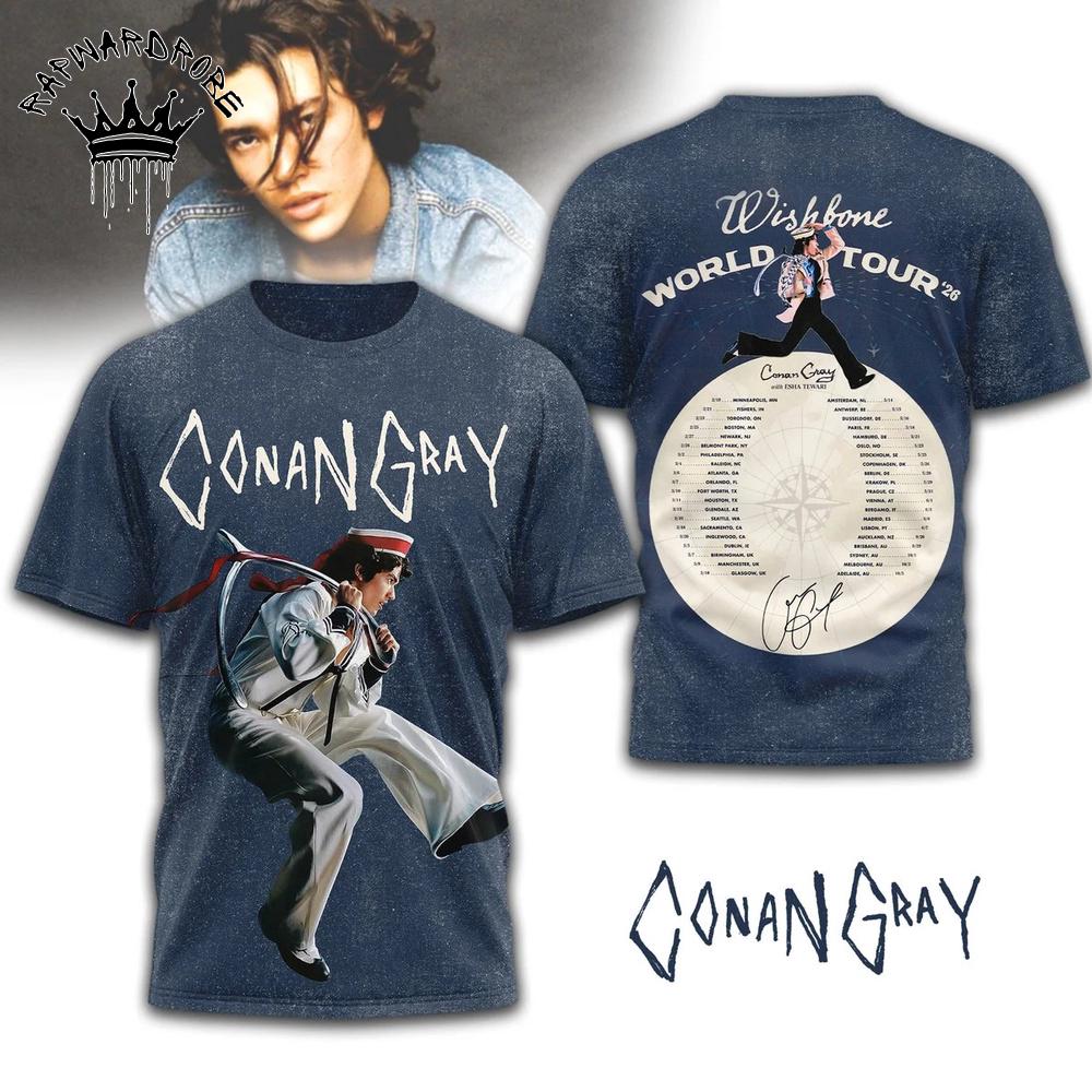 Conan Gray World Tour Indie Pop Singer Graphic T-Shirt