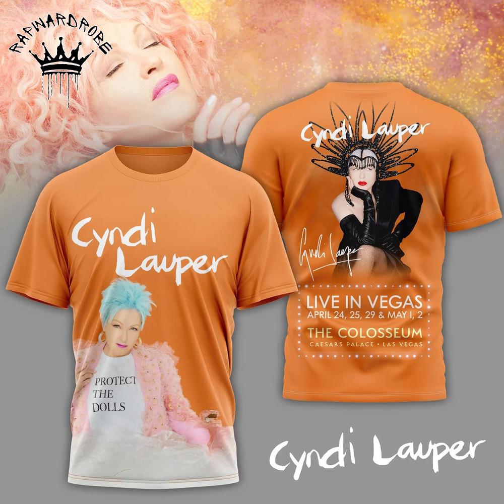 Cyndi Lauper Live In Vegas Farewell Tour Graphic T-Shirt