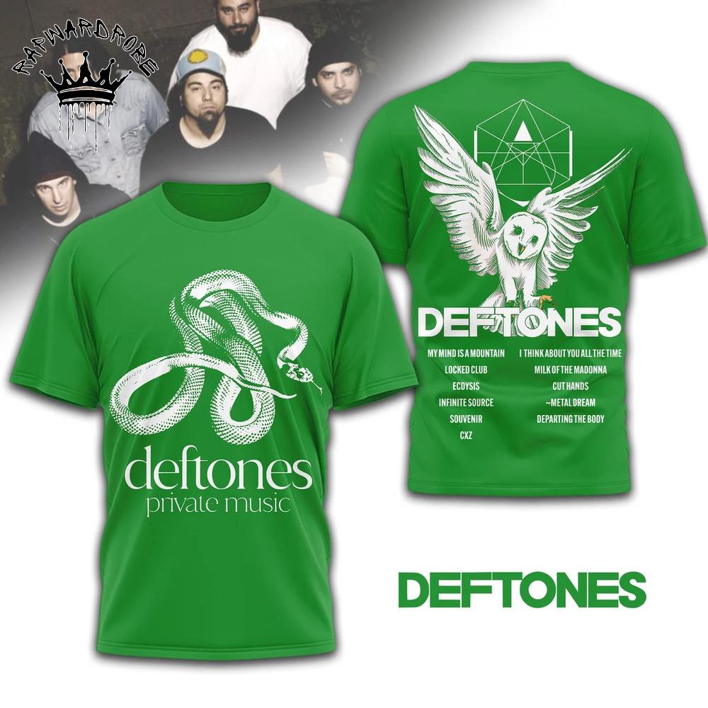 Deftones Snake Logo Alternative Metal Band T-Shirt