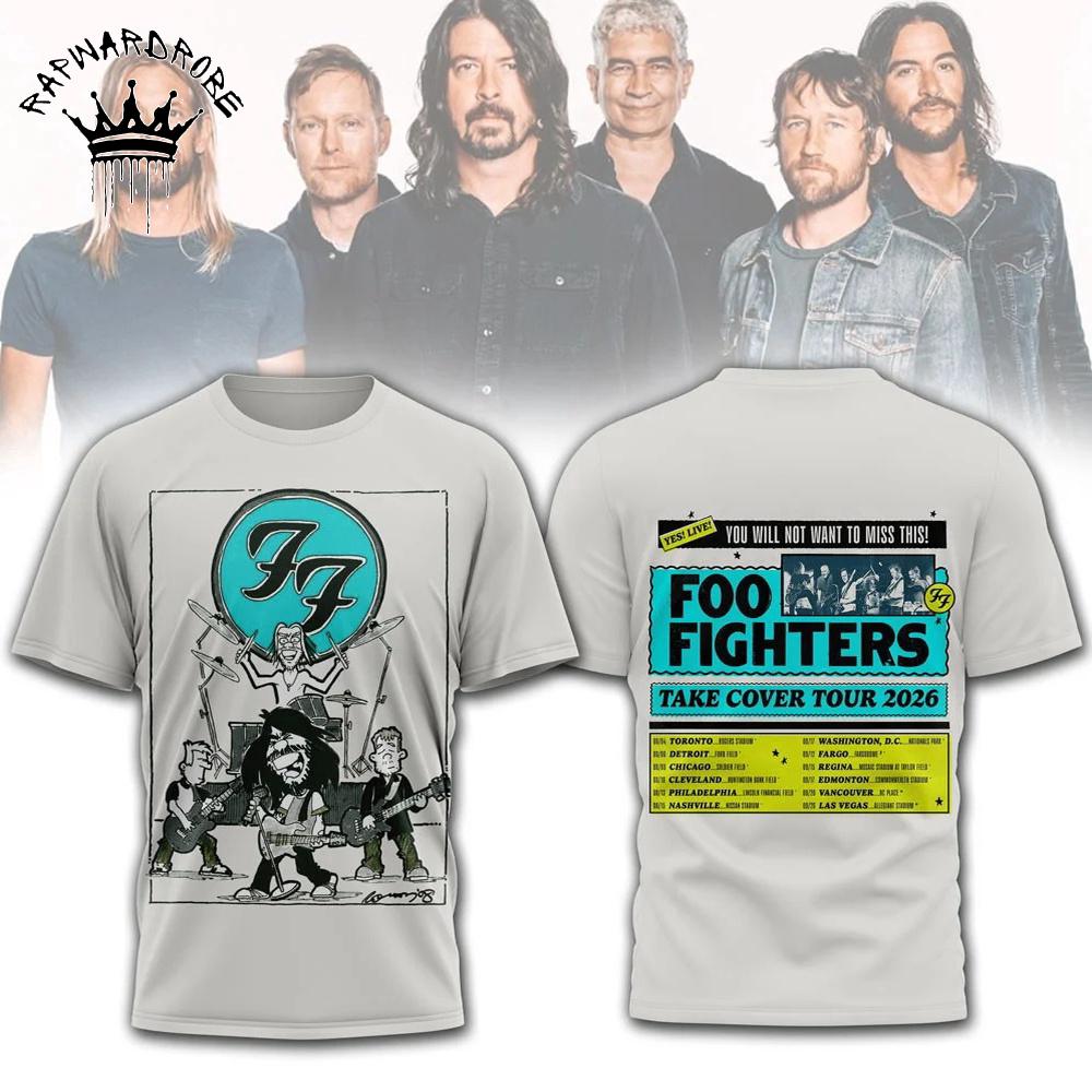 Foo Fighters Take Over Tour 2024 Graphic T-Shirt