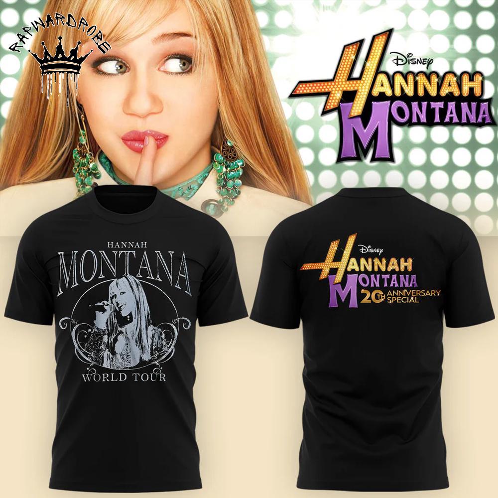 Hannah Montana Vintage Graphic T-Shirt Miley Cyrus Disney Retro Fan Tee