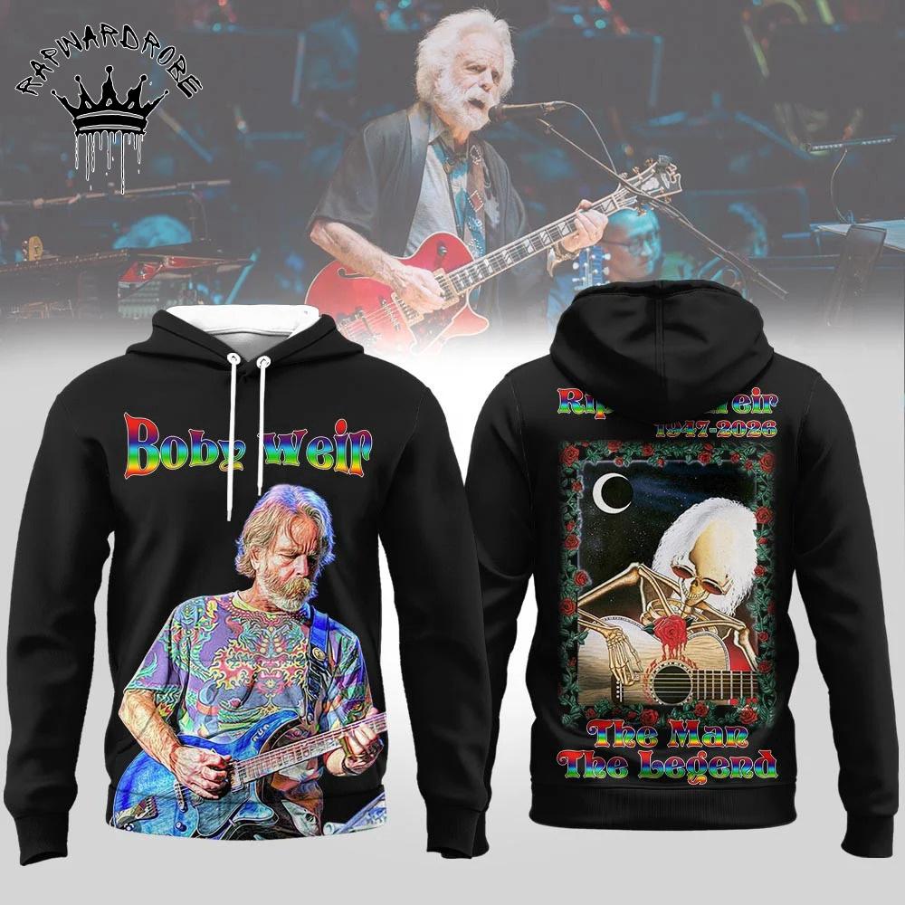Jerry Garcia Tribute Concert Hoodie, Psychedelic Rock Fan Pullover