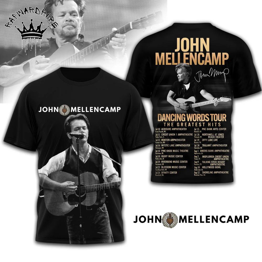 John Mellencamp Live Tour Vintage Graphic T-Shirt