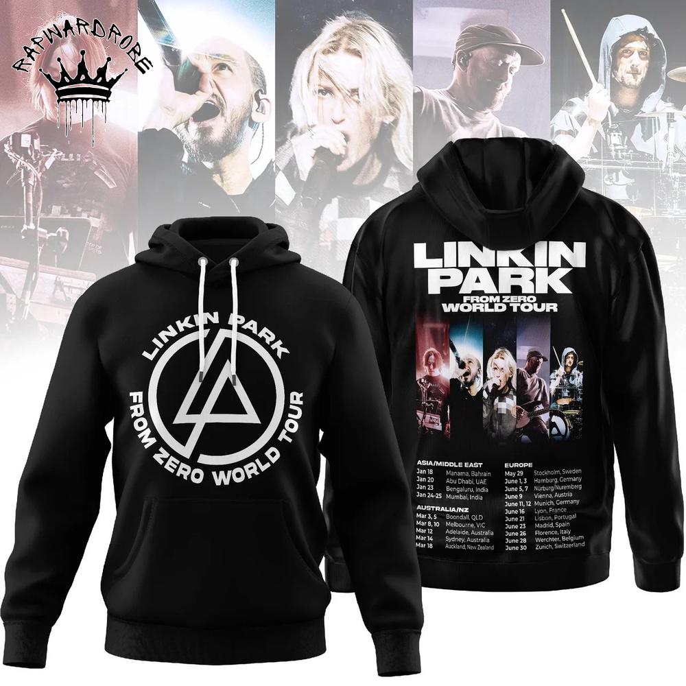 Linkin Park World Tour Graphic Band Fan Hoodie