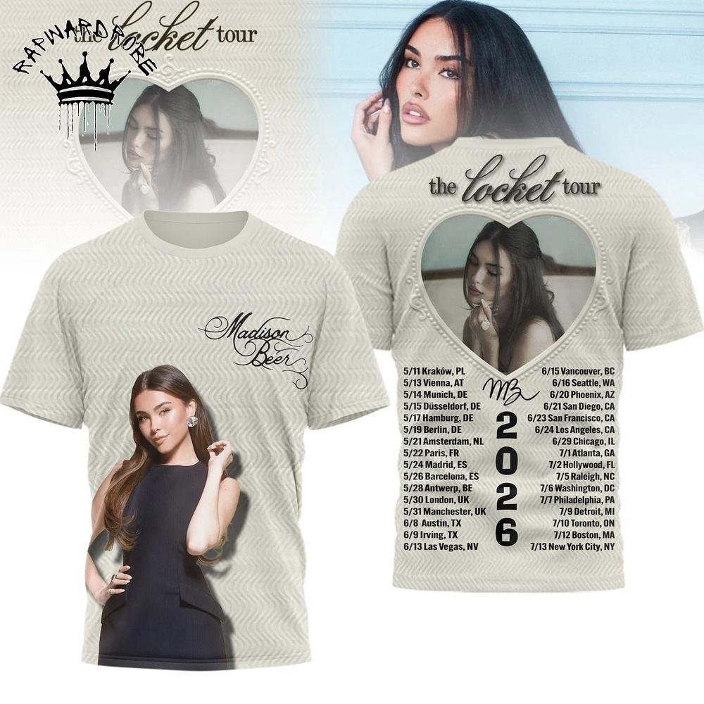 Madison Beer The Spinnin Tour 2026 T-Shirt, Pop Music Concert Fan Tee