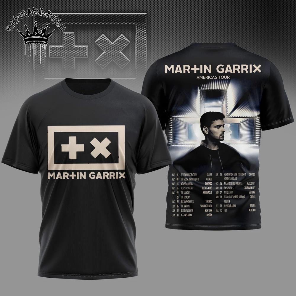 Martin Garrix Electronic Music DJ Tour Graphic T-Shirt