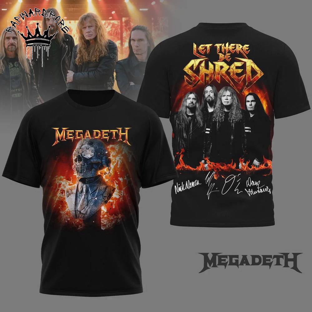 Megadeth Let There Be Dread Tour Graphic T-Shirt