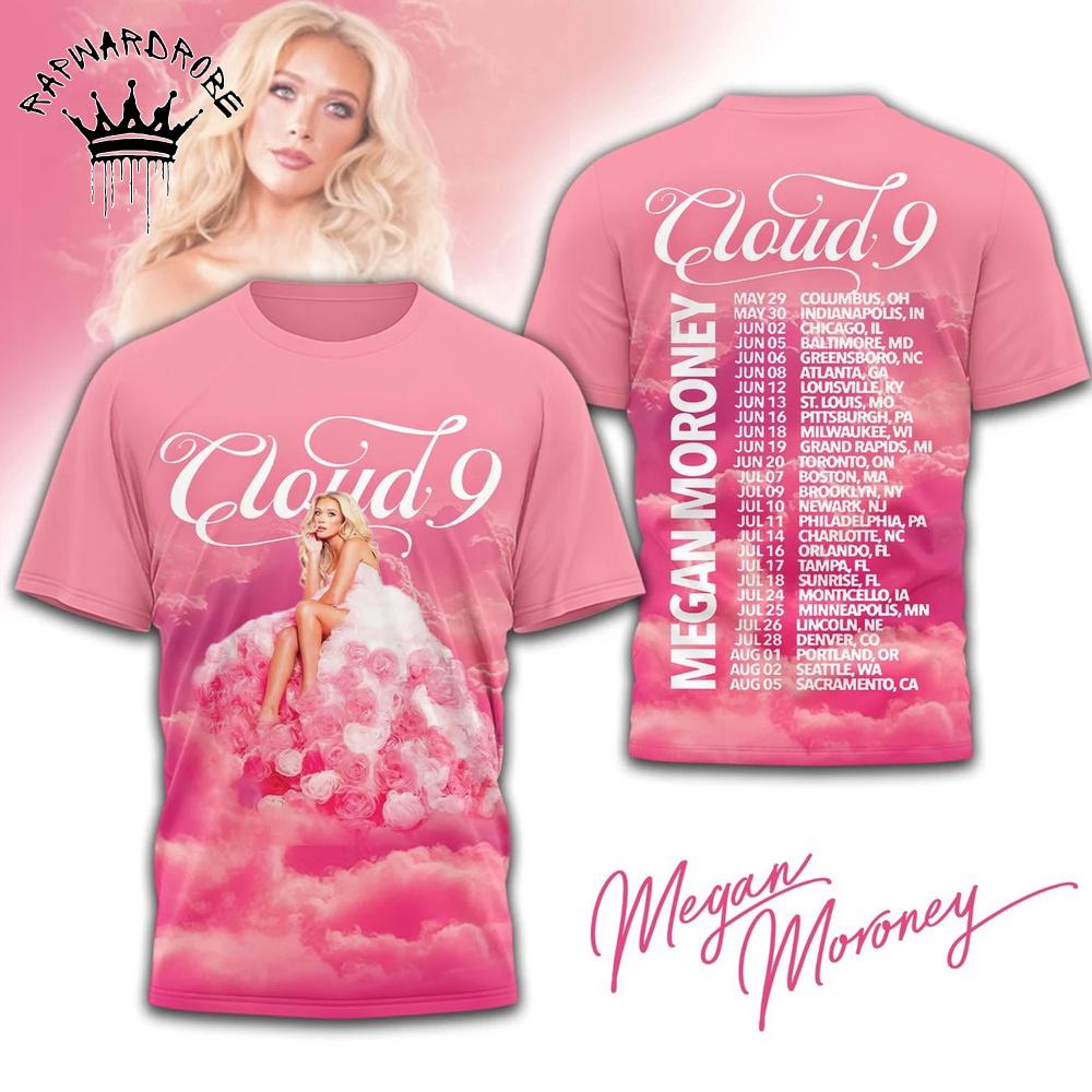 Megan Moroney Cloud 9 Tour Pink Graphic T-Shirt