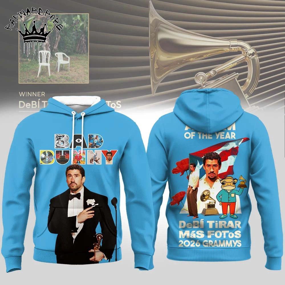 Peso Pluma Deb? Tirar M?s Fotos 2026 Grammy Hoodie, Latin Music Fan Pullover