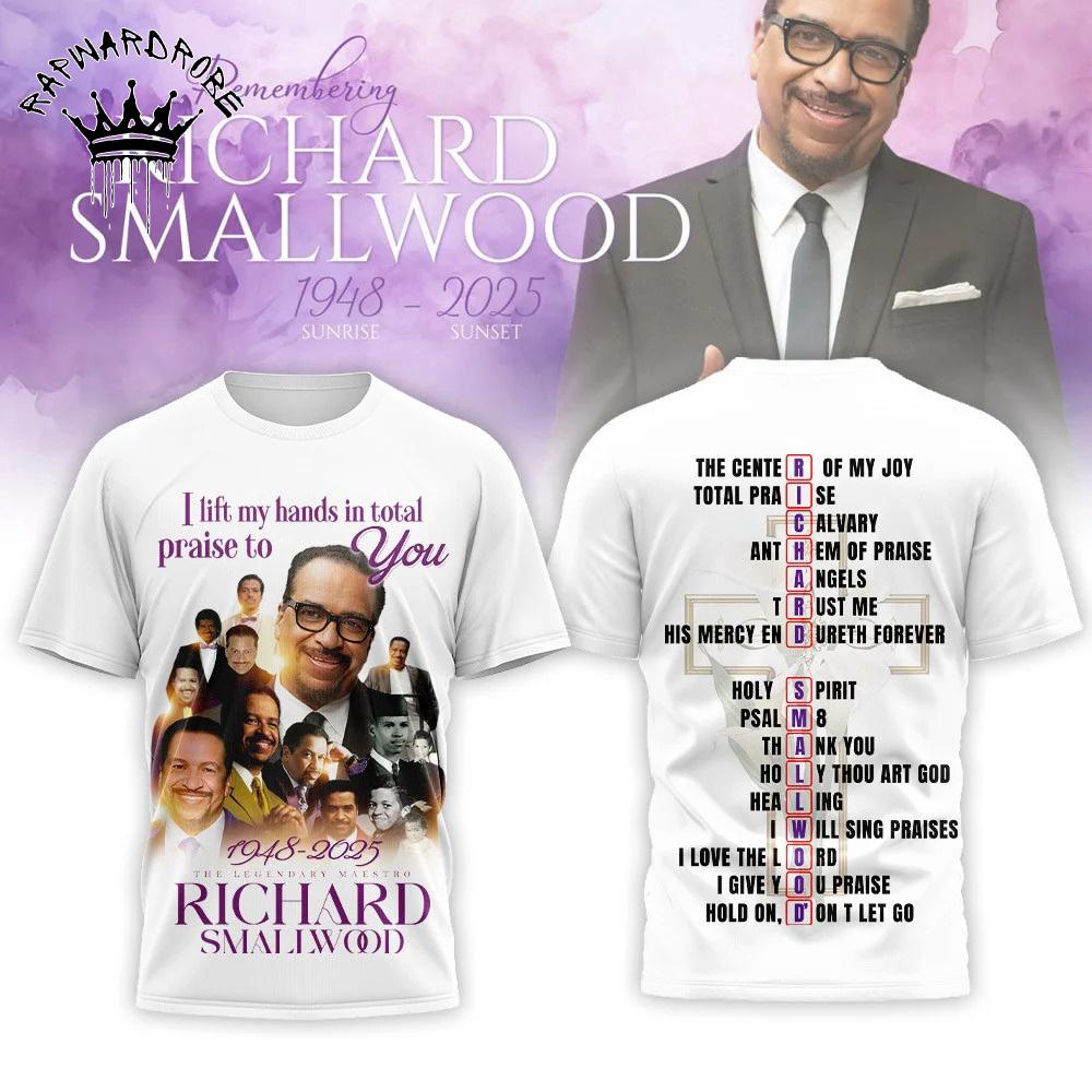 Richard Smallwood Gospel Tour T-Shirt, Christian Worship Music Fan Tee