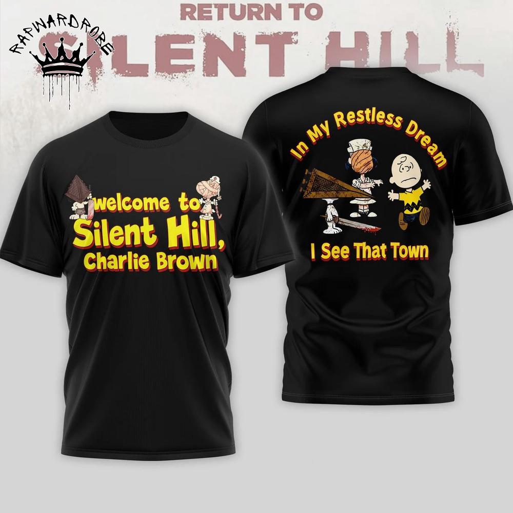 Silent Hill Welcome To Silent Hill Charlie Brown Horror Movie Fan T-Shirt