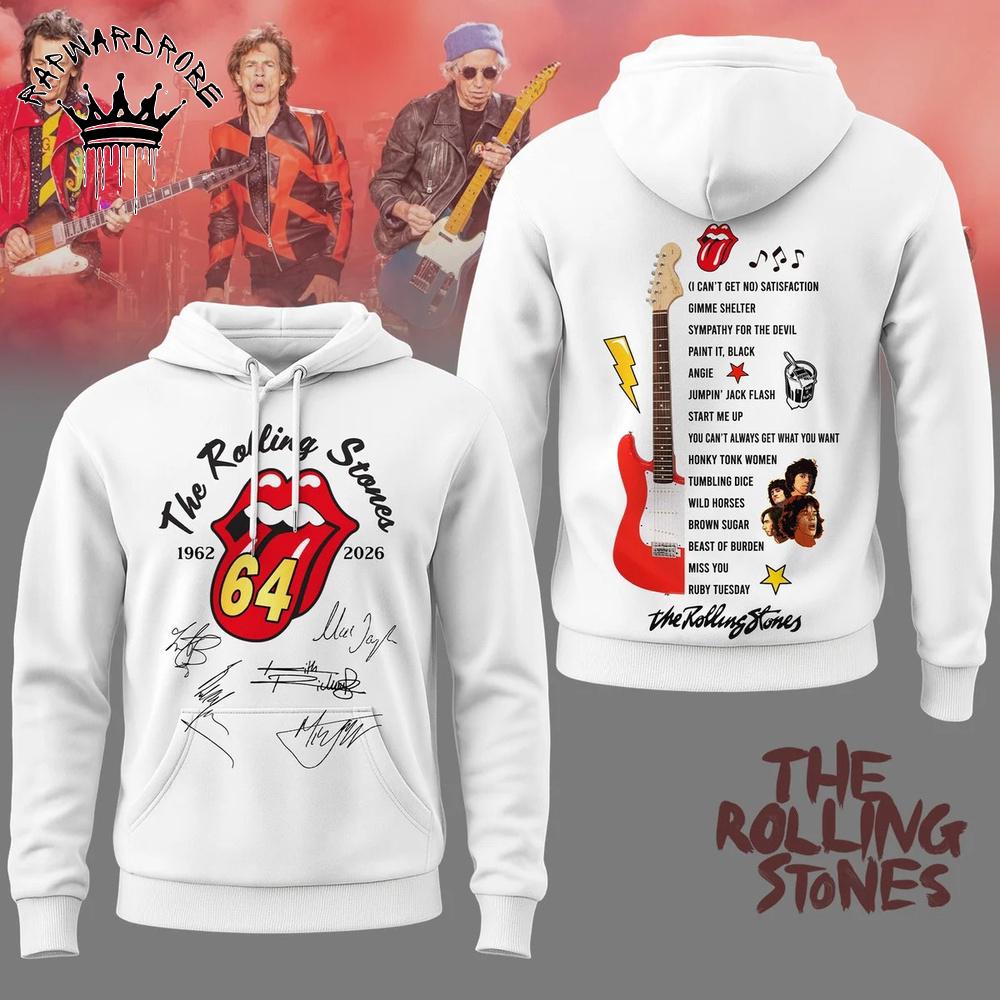 The Rolling Stones Hackney Diamonds Tour 2024 Graphic Hoodie