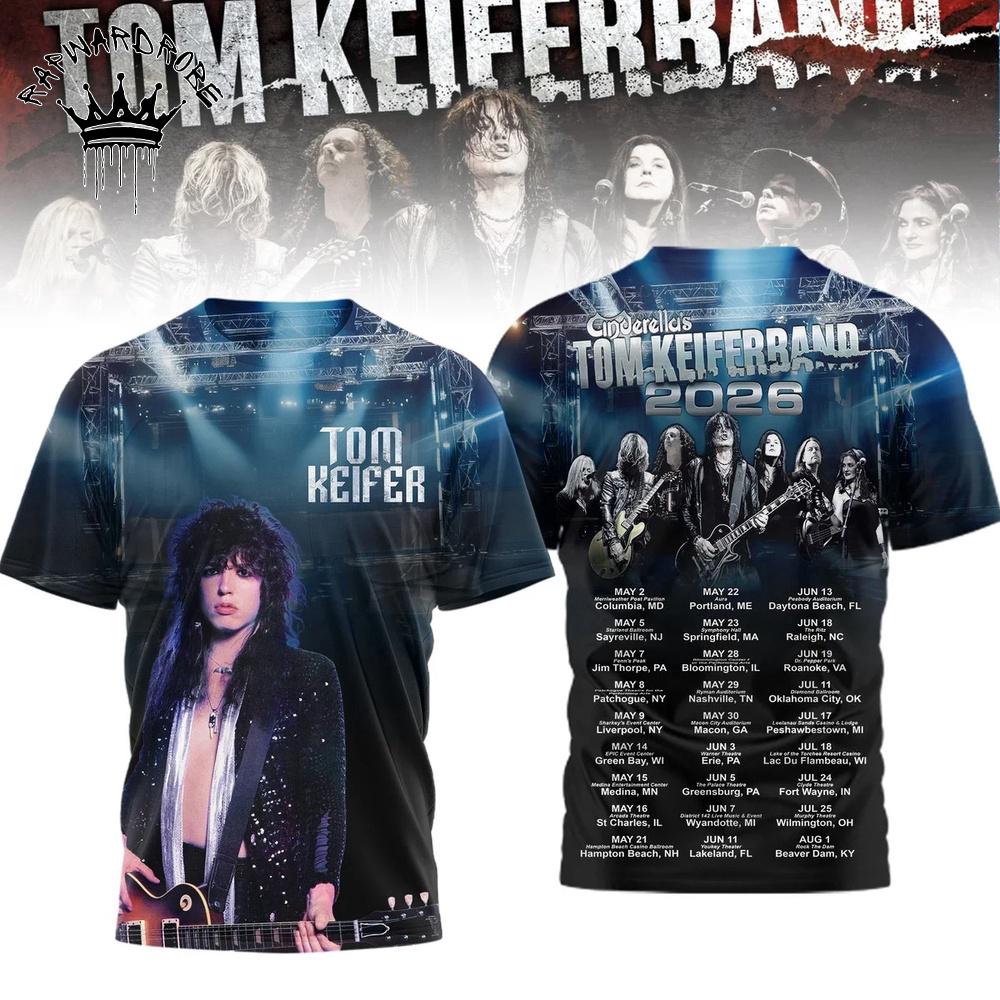 Tom Keifer Band Concert Tour Vintage Graphic T-Shirt