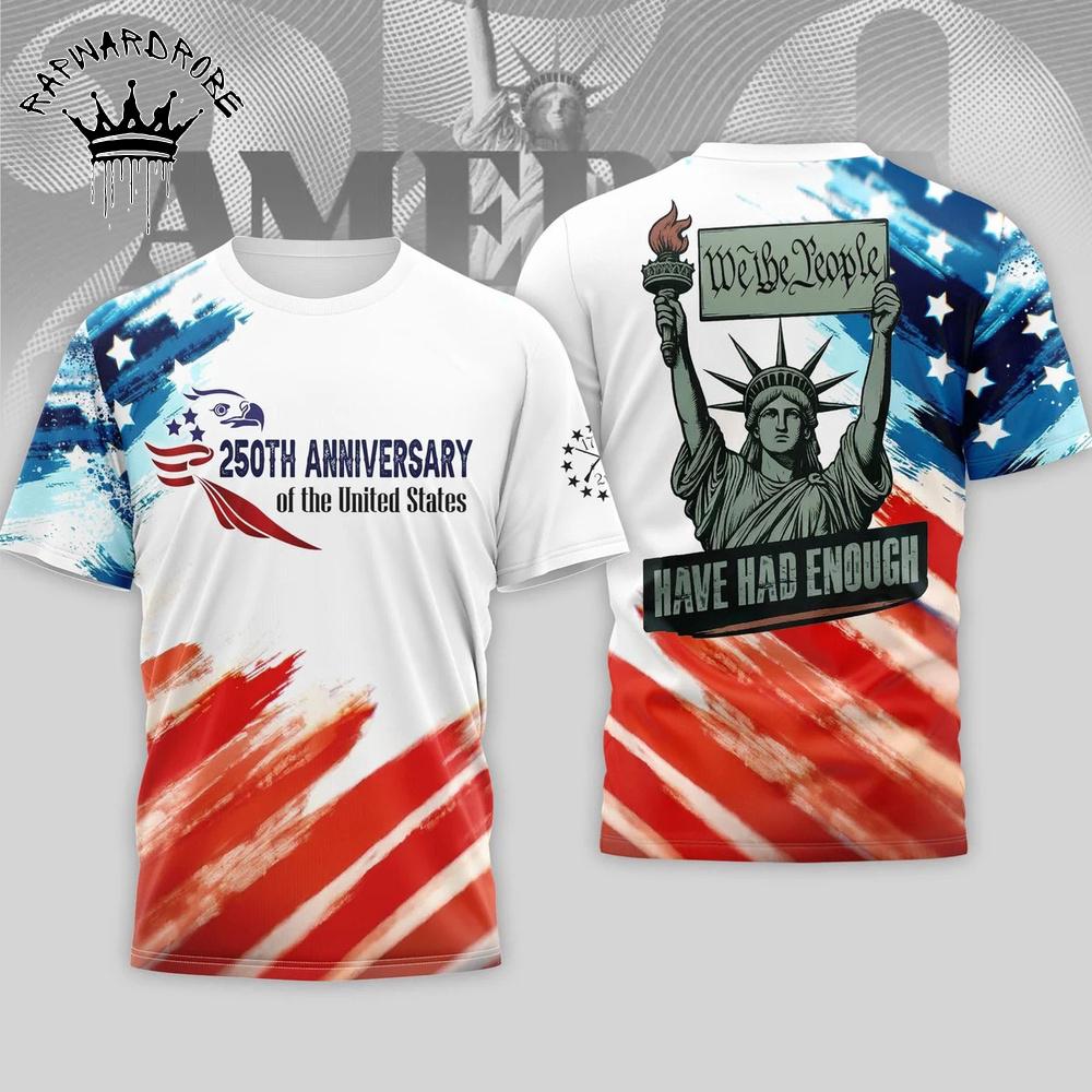 Usa 250Th Anniversary Statue Of Liberty Patriotic Graphic T-Shirt