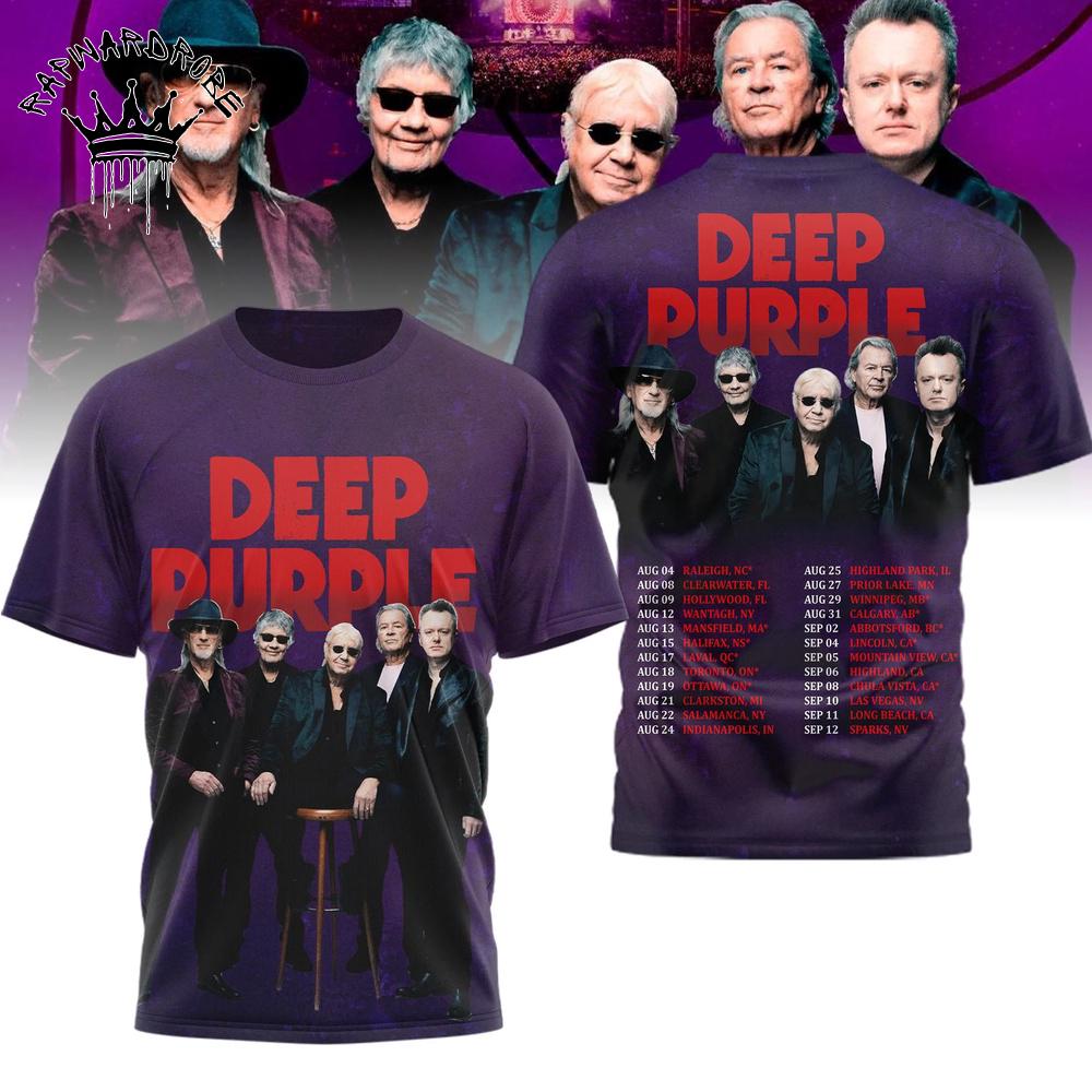Deep Purple Band Tour 2026 Graphic T-Shirt
