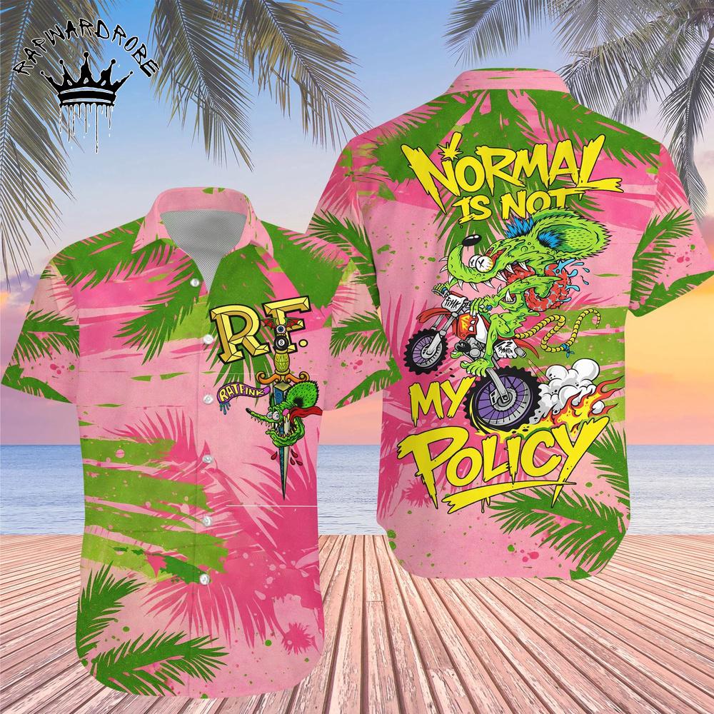 Funny Normal Is Boring Beach Tropical Hawaiian Shirt