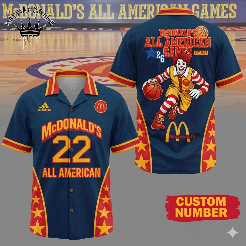 McDonald’s All American Games 2026 Custom Number Hawaiian Shirt