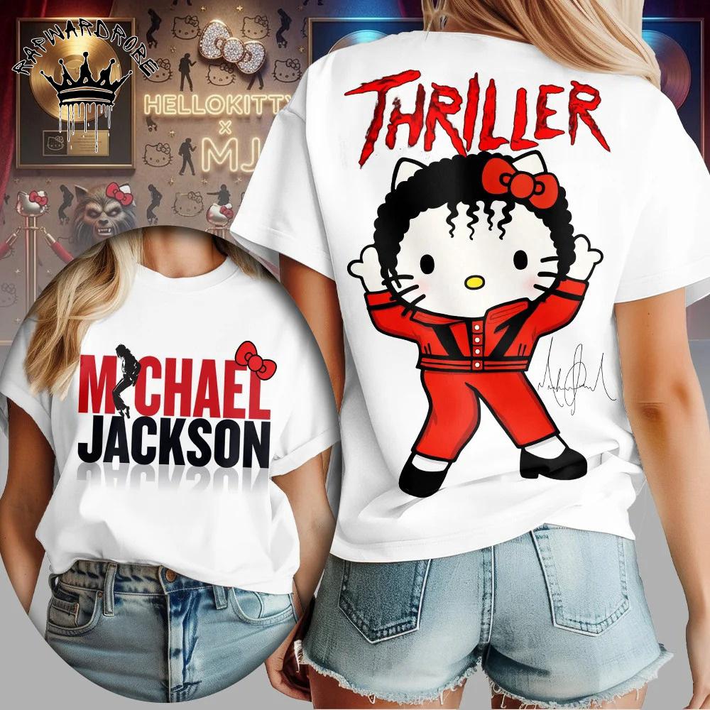 Michael Jackson Thriller Hello Kitty Graphic T-Shirt